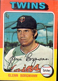 1975 Topps Mini Baseball Cards      127     Glenn Borgmann